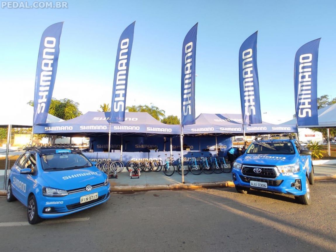 Suporte neutro Shimano está presente na volta ciclística de Goiás 2021