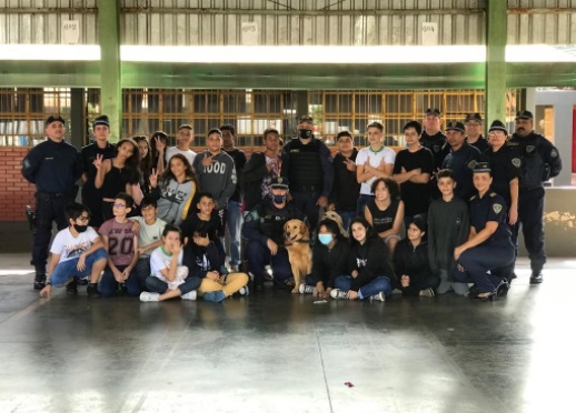 Guarda Civil Metropolitana realiza, nesta quinta-feira (05/05), ação de prevenção à violência, em escola da Região Norte