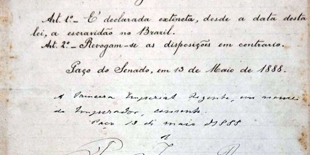 Só com luta de negros foi possível abolir escravidão, diz especialista