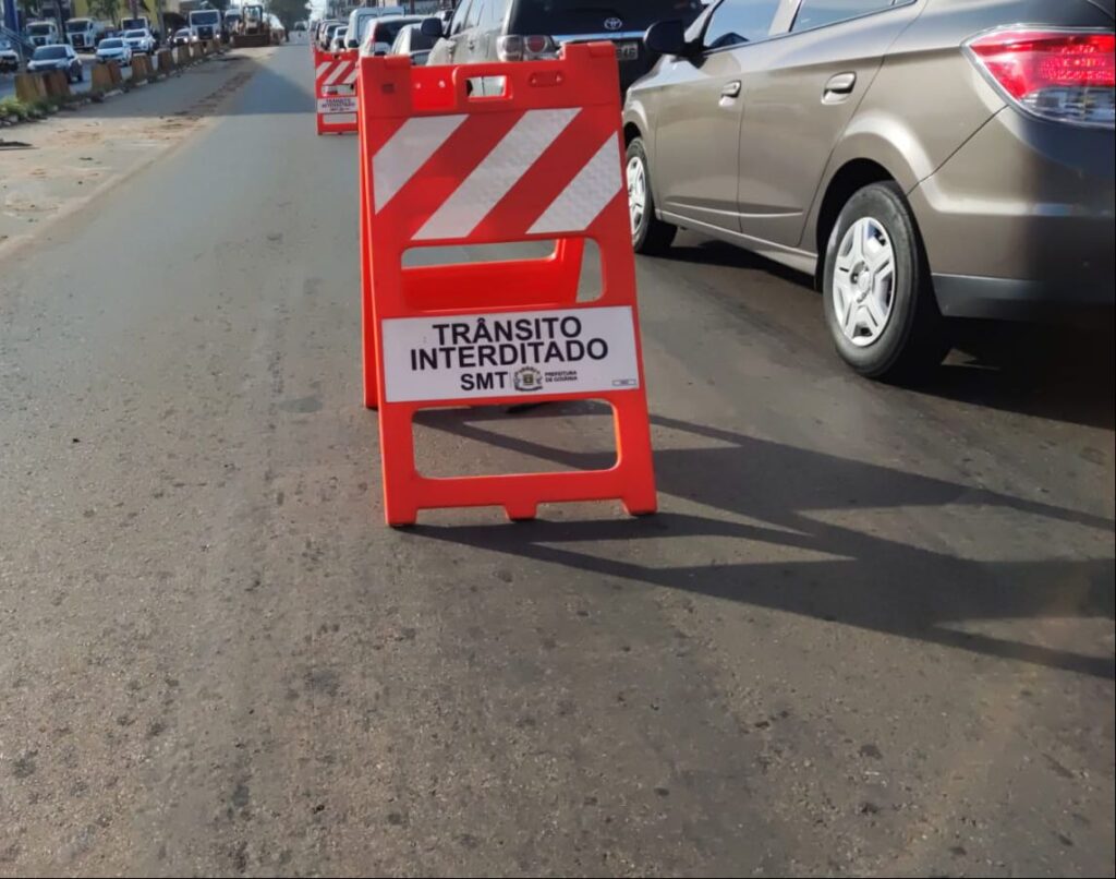 Avenida T-9 será interditada das 14h às 16h, nesta sexta-feira (03/06), no sentido Nordeste para Sudoeste