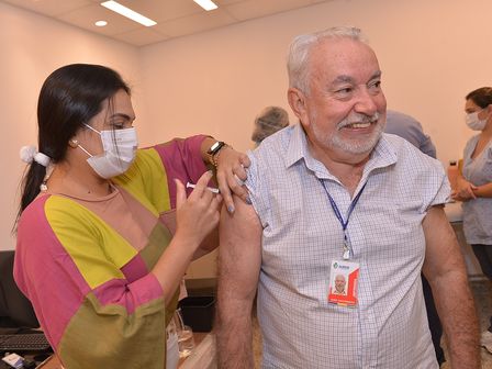 Vacinação na Alego hoje