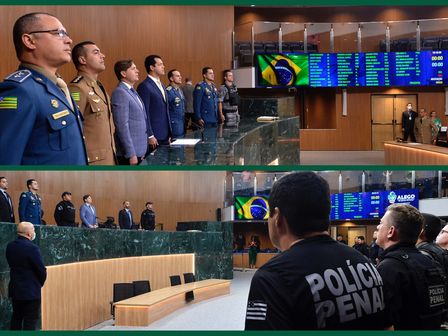 Thiago Albernaz e Bruno Peixoto promoveram sessões solenes para homenagens na noite dessa 2ª-feira, 20