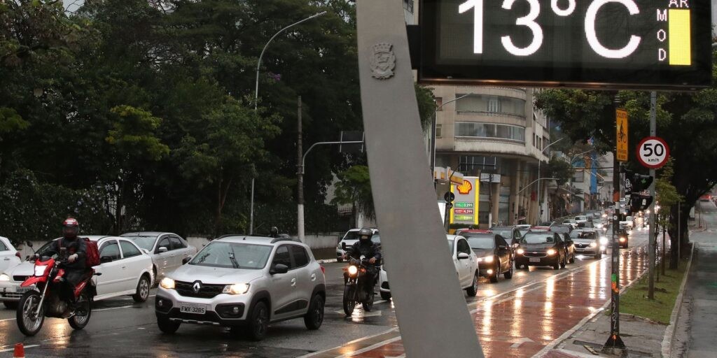 Nova massa de ar frio derrubará temperaturas em várias regiões do país
