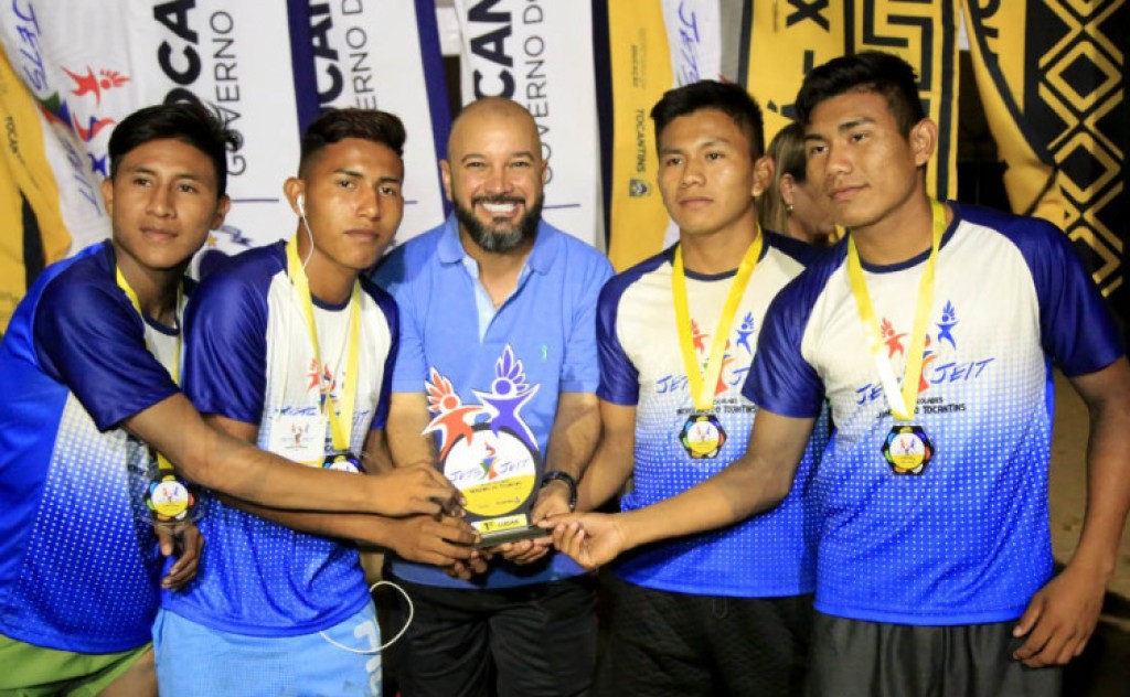 Jogos Escolares Indígenas encerraram nesse sábado, 22, com a premiação dos vencedores