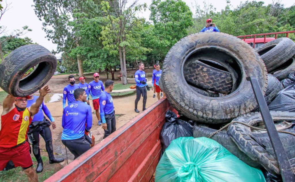 Entidades se reúnem com o Corpo de Bombeiros Militar para alinhar ações do Projeto Lago Limpo
