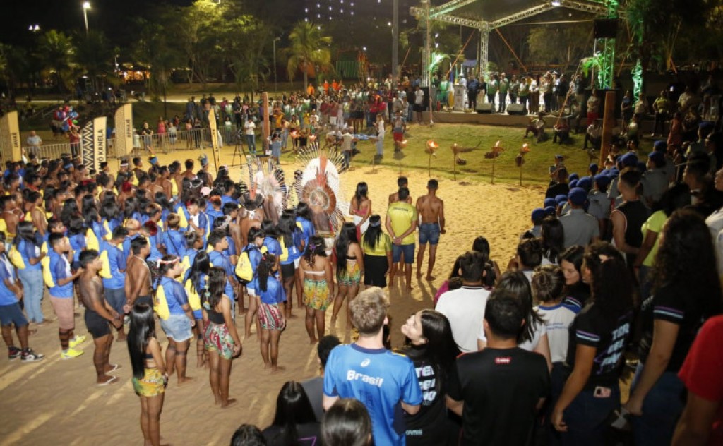 Governo do Tocantins valoriza as tradições culturais e o esporte durante a abertura da etapa estadual dos Jogos Escolares Indígenas