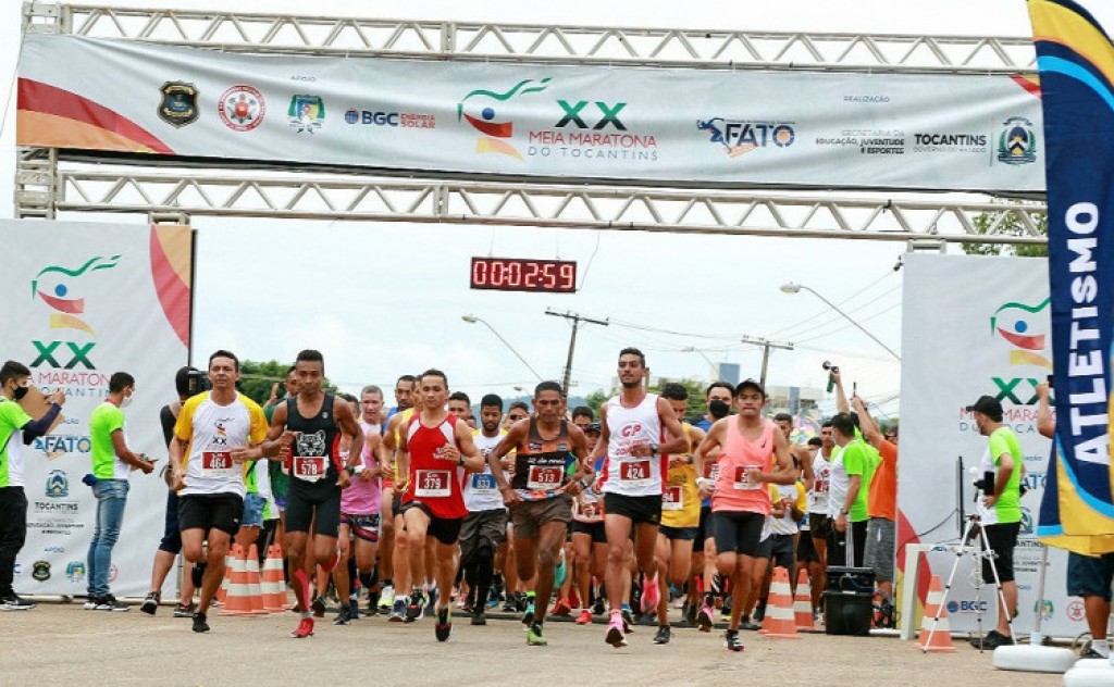 Governo do Tocantins define data de realização da XXI Meia Maratona 