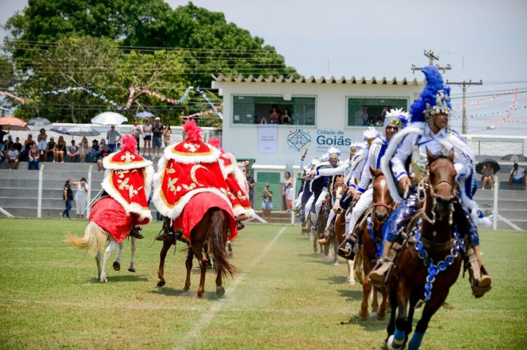 Caiado participa do encerramento das Cavalhadas 2022 na cidade de Goiás