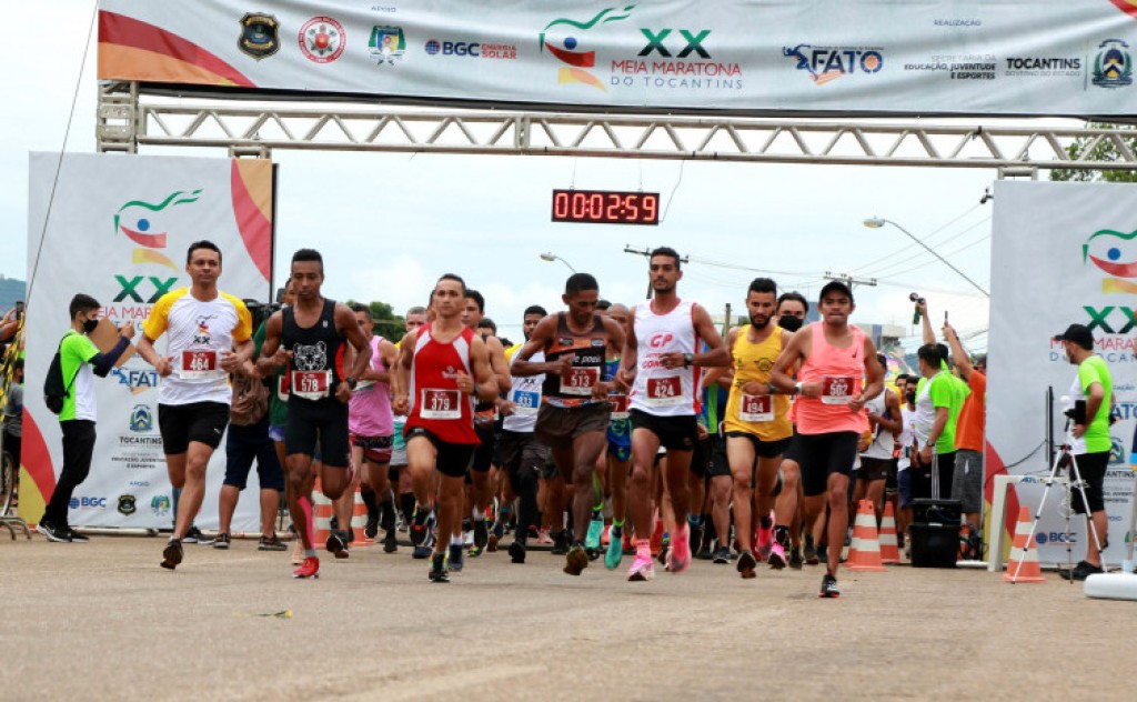 Governo do Tocantins abre inscrições para a 21ª Meia Maratona