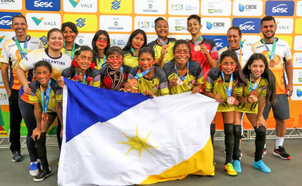 JEBs: Tocantins se destaca com estudantes indígenas e mais medalhas no futsal feminino e no vôlei de praia masculino