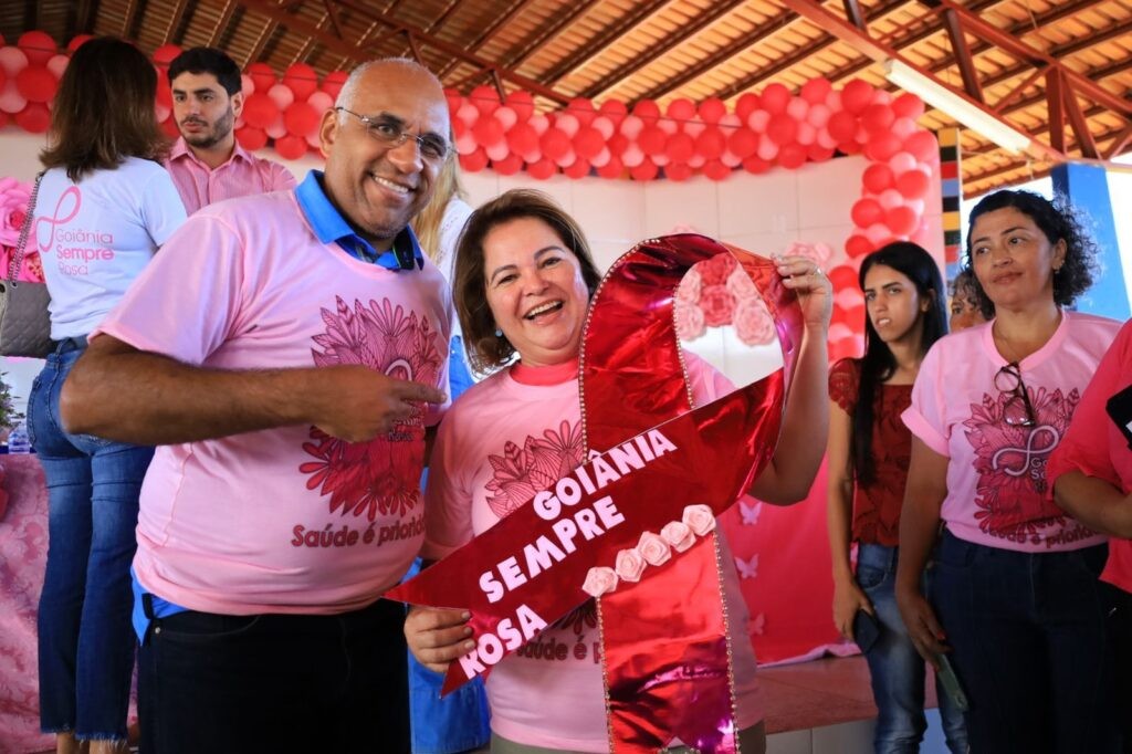 Rogério Cruz abre ação especial Goiânia Sempre Rosa, com oferta de 300 exames preventivos, e reforça compromisso da gestão de cuidar das pessoas