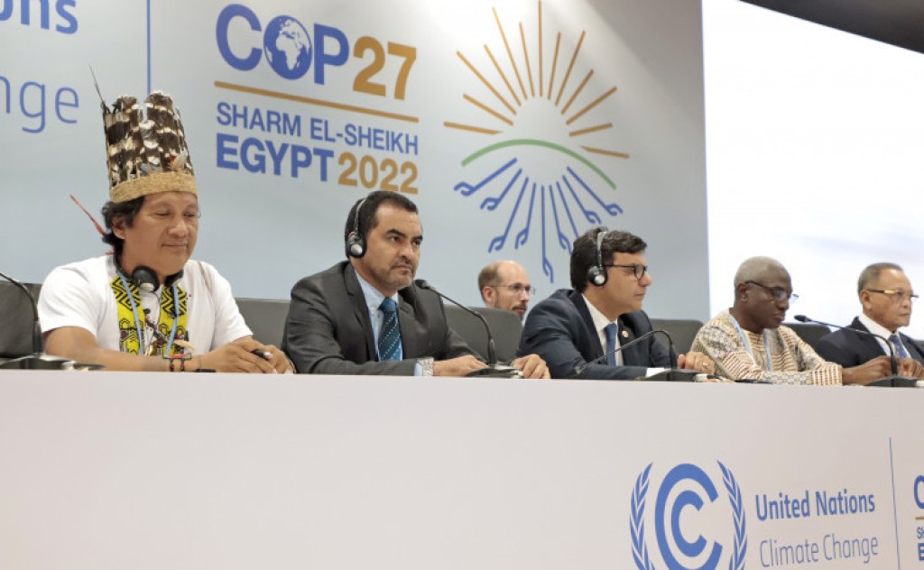 COP 27: Governador Wanderlei Barbosa aborda bons resultados de políticas ambientais e enaltece a importância do cerrado para governadores de 10 países