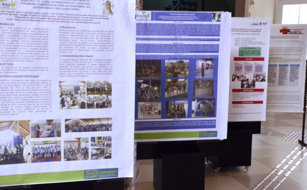 ETSUS promove mostra de trabalhos científicos em saúde para troca de experiências em educação permanente e pesquisa científica