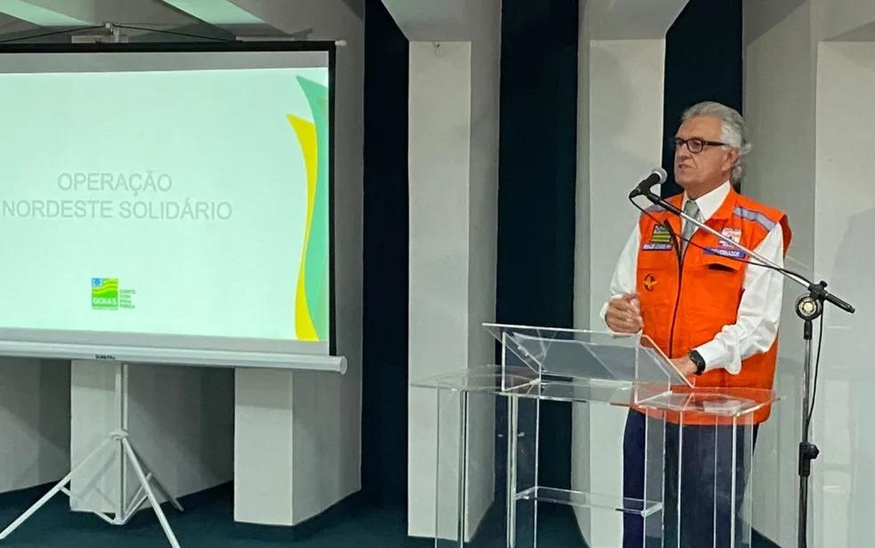 Caiado diz que 19 mil pessoas podem ser afetadas por período chuvoso e lança plano com ações para prevenir danos, em Goiás