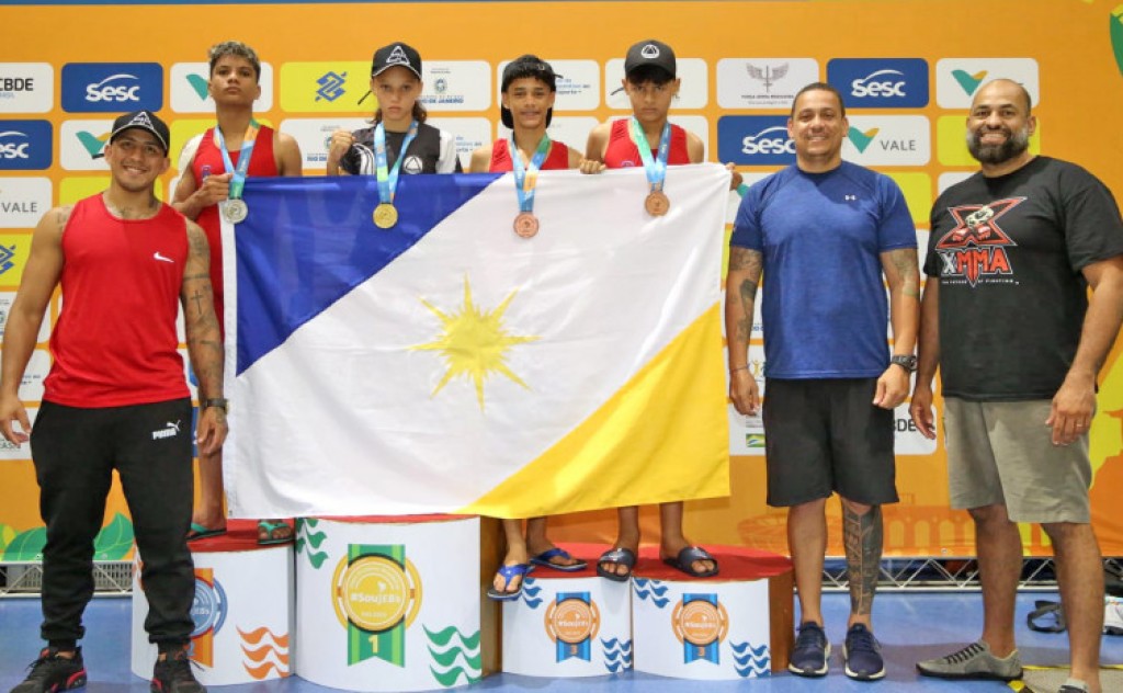 JEB's: Tocantins conquista quatro medalhas no wrestling sendo a primeira de ouro