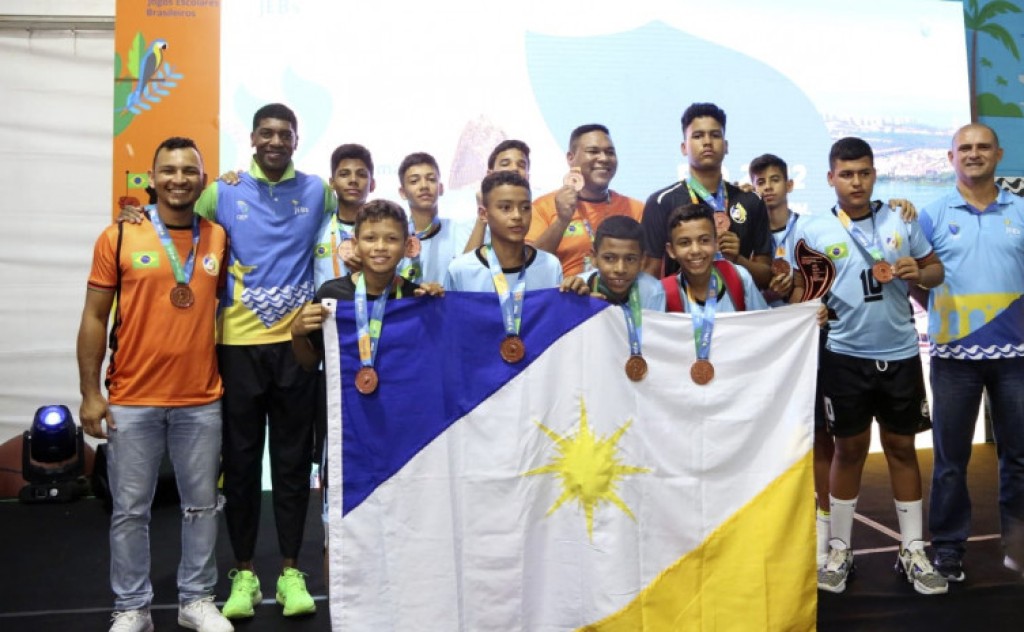 Times de Voleibol e Handebol do Tocantins conquistam medalhas de bronze nos JEB's