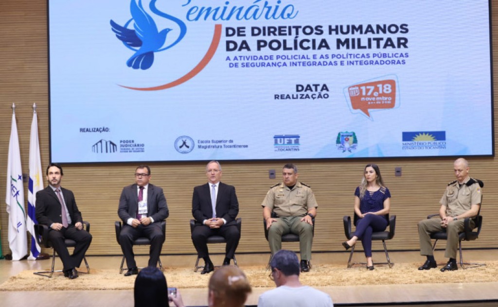 Polícia Militar do Tocantins realiza 1° Seminário de Direitos Humanos voltado para a atividade policial
