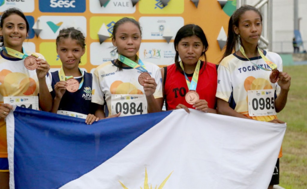 Atletismo tocantinense conquista quatro medalhas nos Jogos Escolares Brasileiros 2022