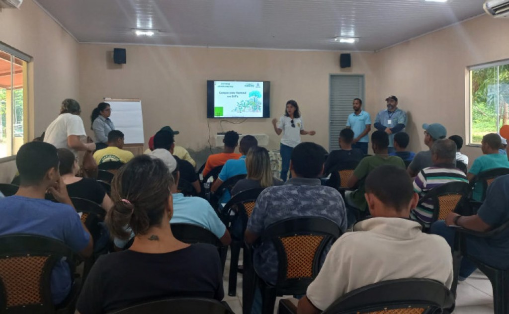 Naturatins realiza cursos de plantação e produção de alimentos para moradores da Serra de Lajeado