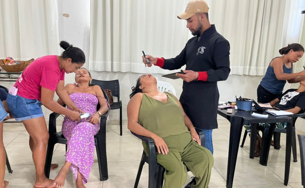 Governo do Tocantins realiza cursos de capacitação profissional para famílias de Maurilândia inscritas no Cadastro Único