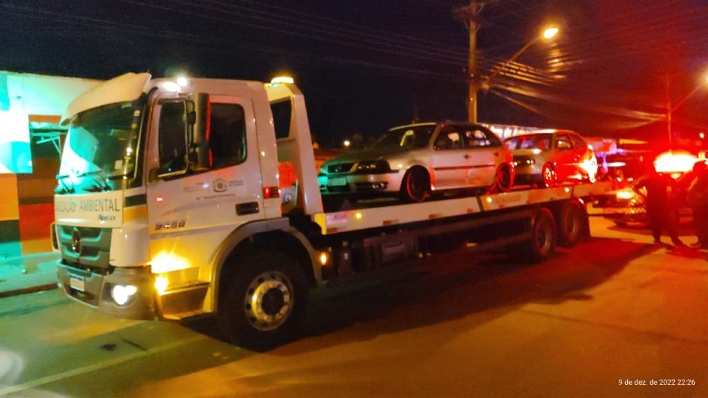 Amma apreende três veículos por poluição sonora com som automotivo, no Setor Vera Cruz