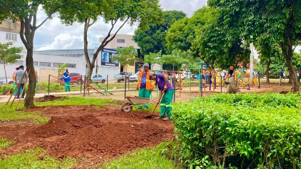 Prefeitura avança com obras de construção e revitalização de 30 espaços públicos em Goiânia