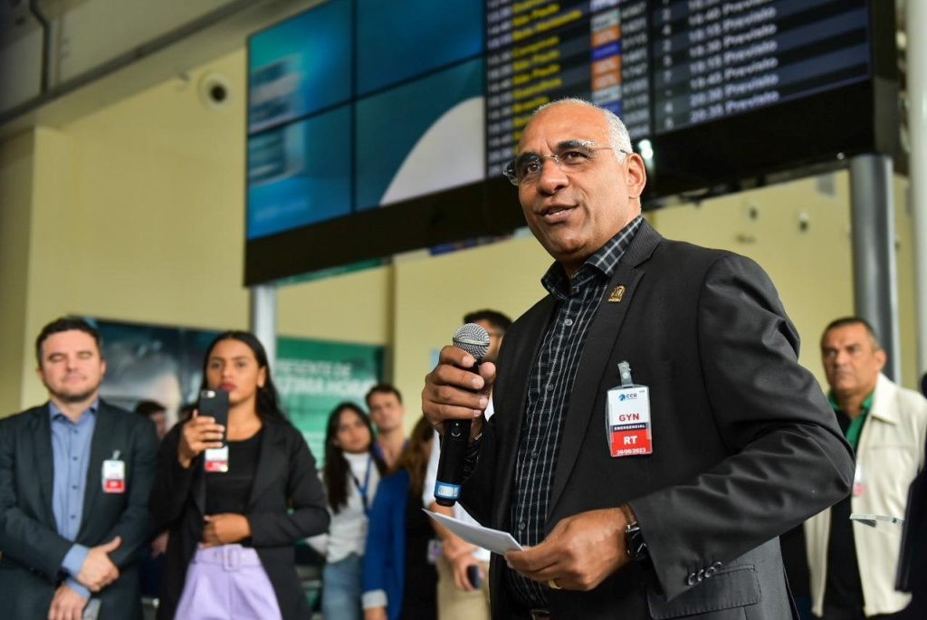 Rogério Cruz participa de lançamento de voos diretos de Goiânia para o Nordeste, e afirma "que economia da capital ganha impulso com novo empreendimento”