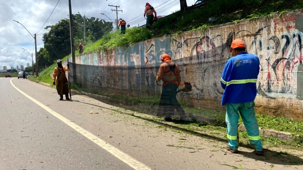 Prefeitura de Goiânia promove atividades de remoção, varrição e roçagem em 60 bairros da capital, nesta quinta-feira (15/12)