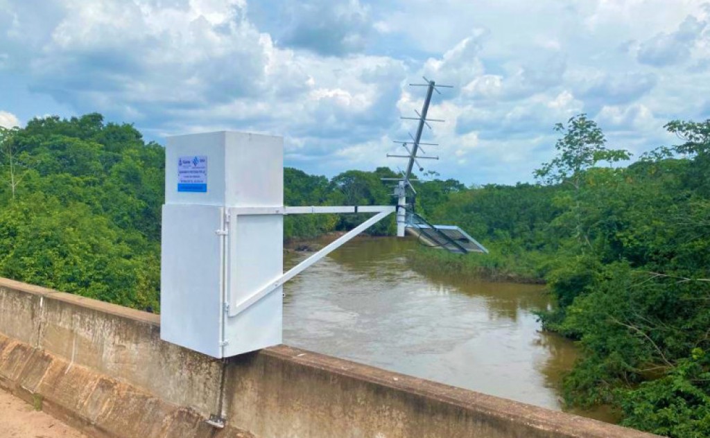 Governo do Tocantins instala Plataforma de Coleta de Dados na bacia do Rio Cunhãs