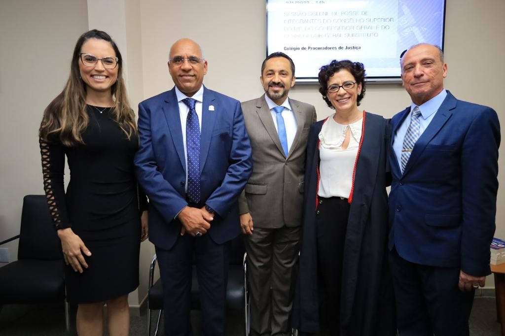 Rogério Cruz participa de posse dos integrantes do Conselho Superior do Ministério Público de Goiás, para biênio 2023-2024