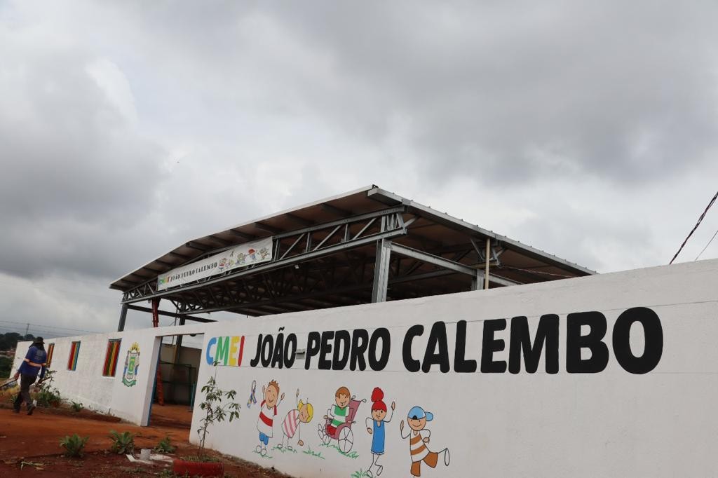 Prefeitura de Goiânia trabalha na finalização de obra do Cmei do Residencial Vale do Araguaia