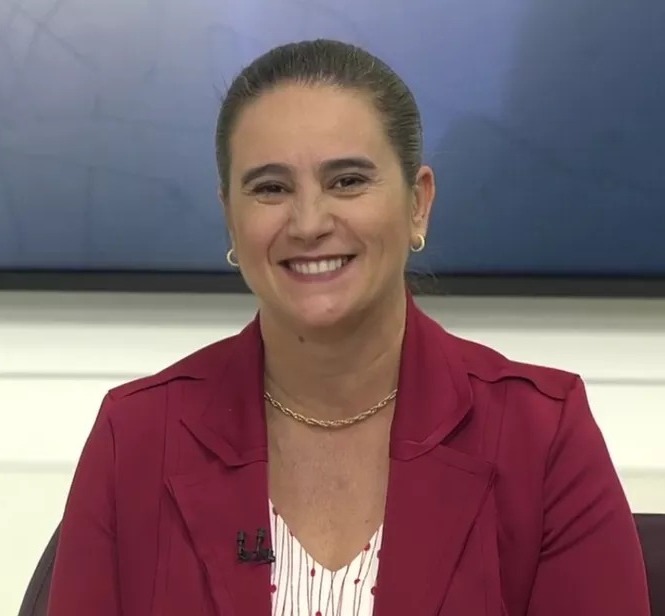 A vereadora Kátia Maria comemora os 43 anos do PT em Goiás