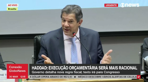 Novo marco fiscal limita alta do gasto a 70% da variação da receita