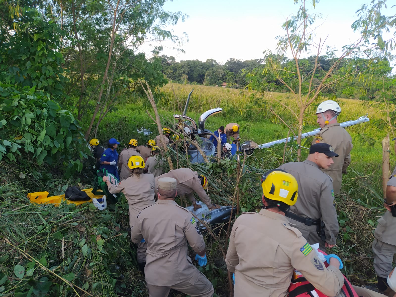 Passageira morre após acidente com avião
