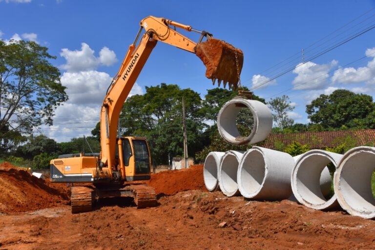 Prefeitura de Aparecida de Goiânia inicia implantação de galerias pluviais