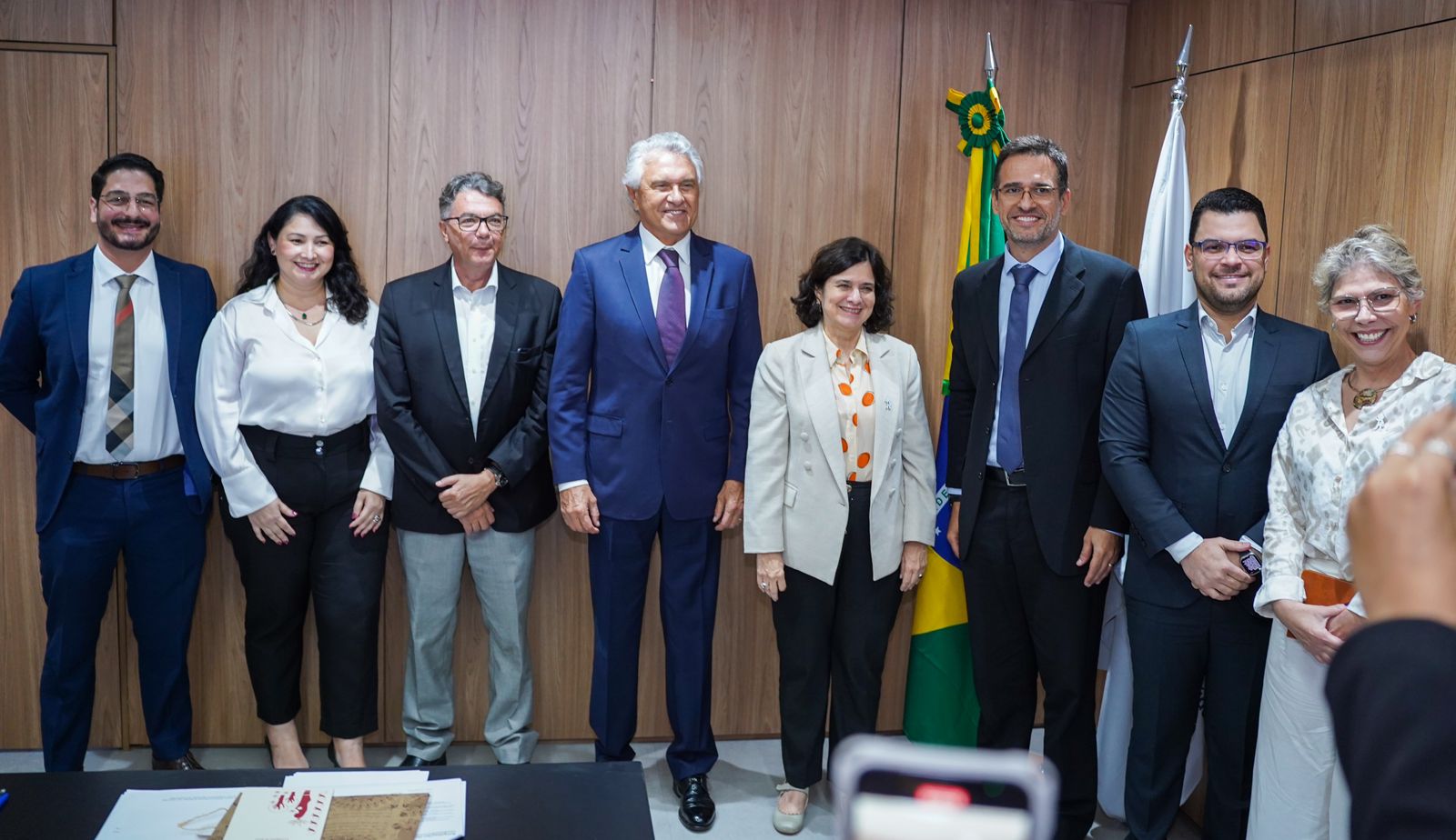 Caiado discute com ministra liberação de verba para saúde em Goiás