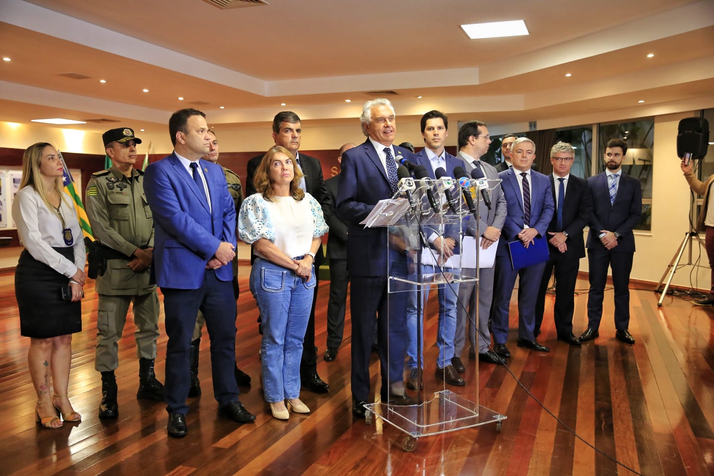 Governador Ronaldo Caiado apresenta a Política Estadual de Prevenção e Combate à Violência Escolar em território goiano, projeto de lei que já tramita na Alego