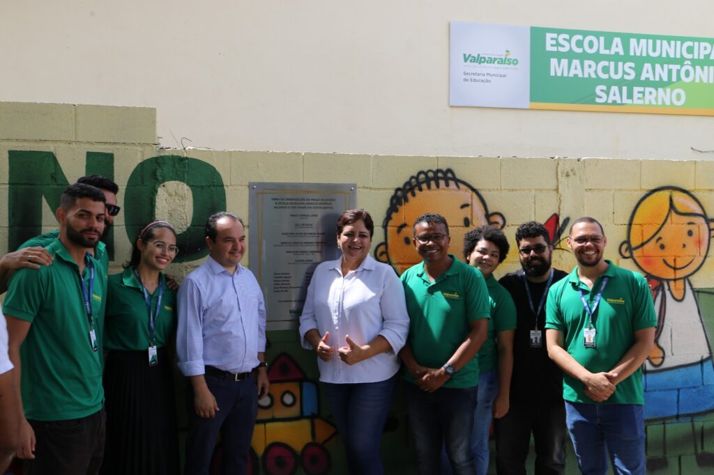 Valparaíso inaugura Praça Recanto Feliz no bairro Cidade Jardins
