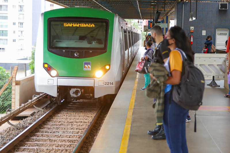 Metrô-DF não vai funcionar no próximo domingo (7) de Maio
