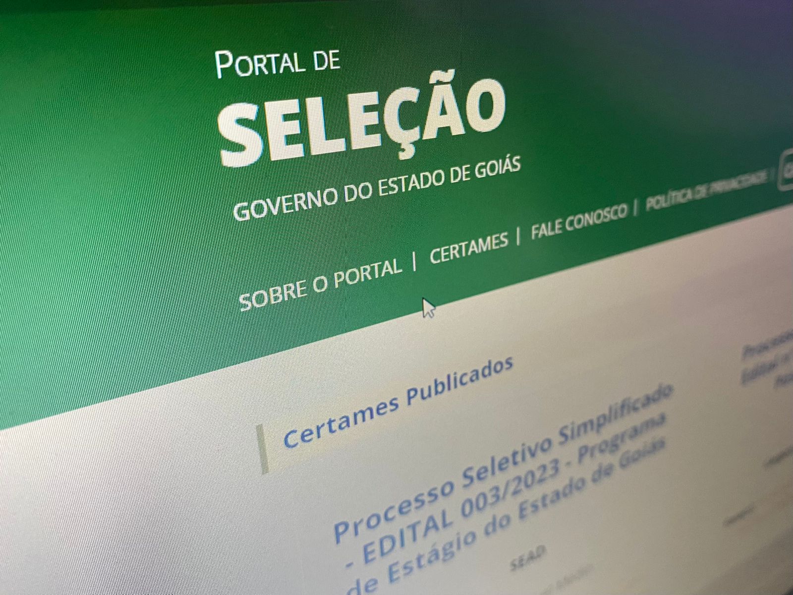 Governo de Goiás abre inscrições para seleção de estagiários