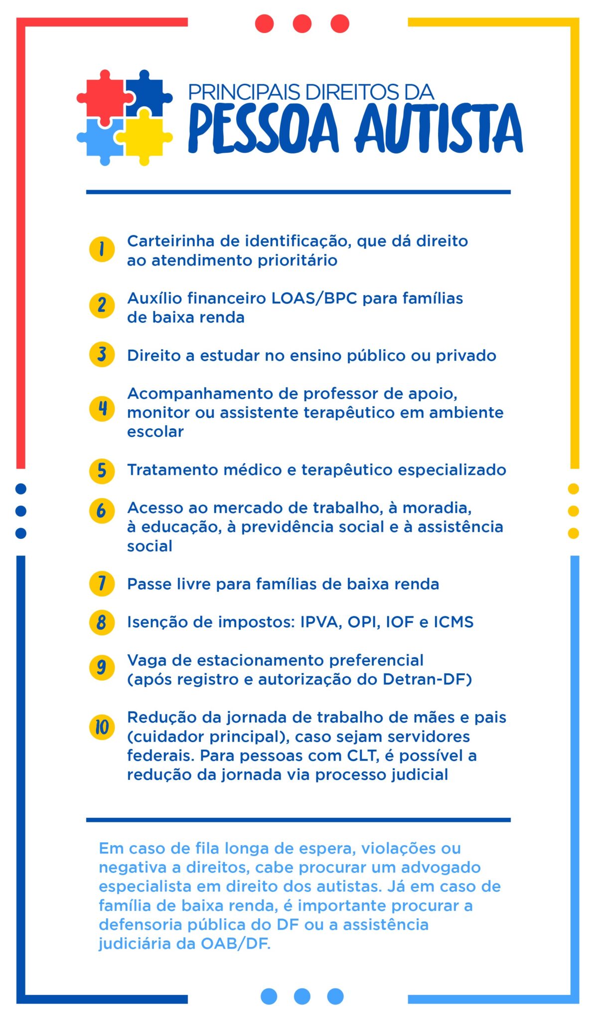 Conheça os principais direitos da pessoa autista