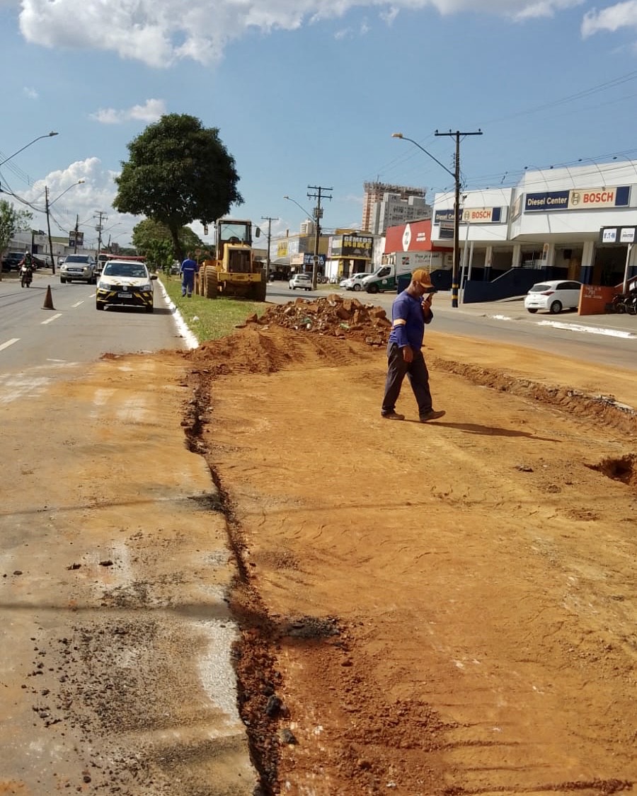 Prefeitura de Goiânia interdita Avenida Leste-Oeste para a construção de viaduto