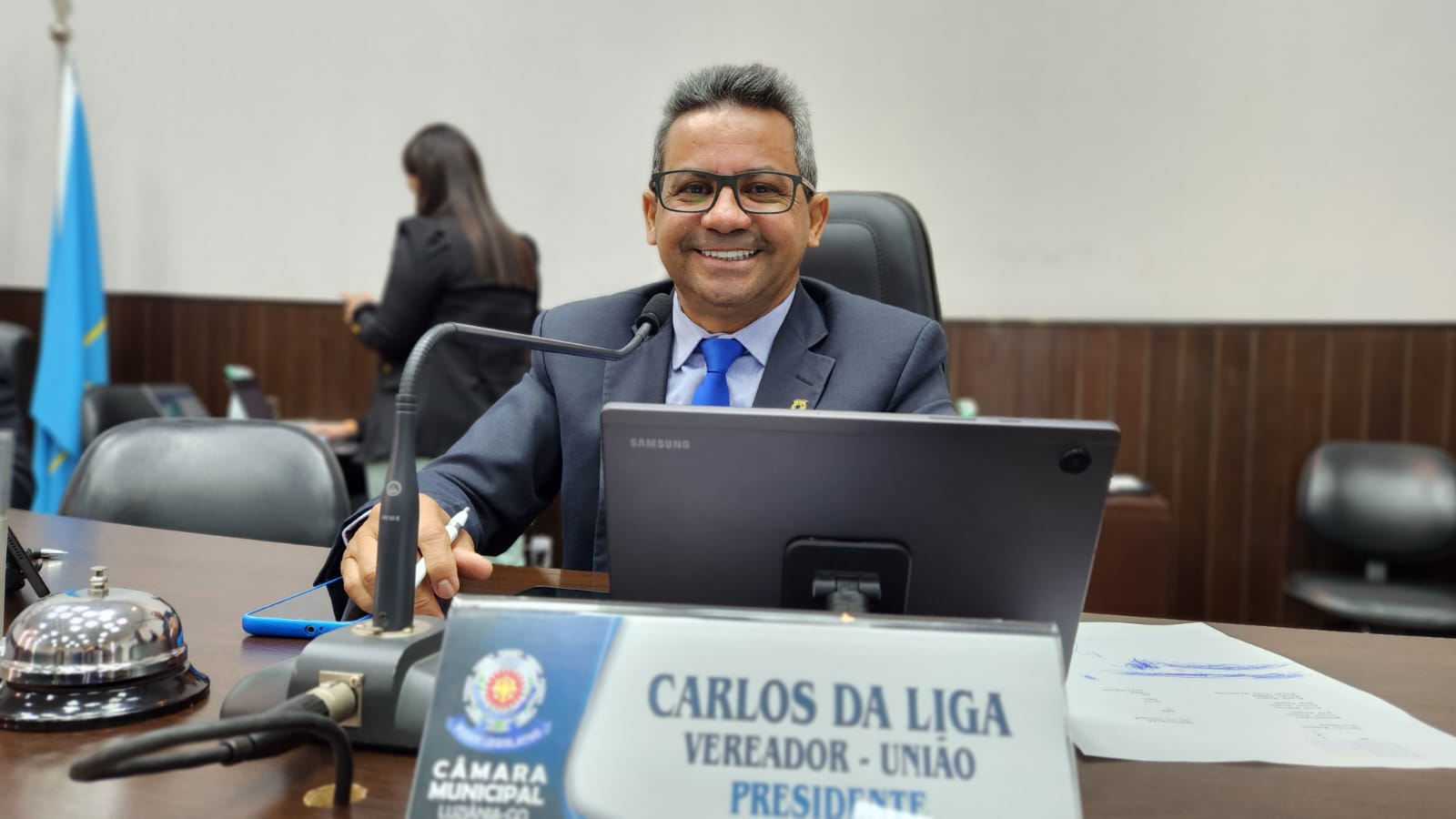 Vereador Carlos da Liga comemora avanço de Luziânia