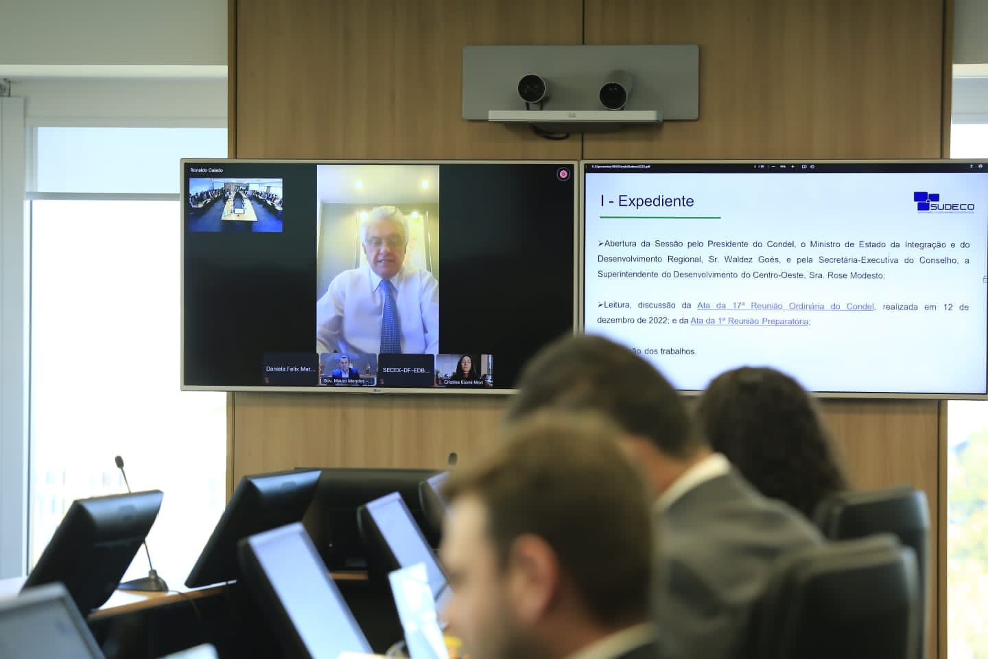 Trabalhamos para ter resultados que já são nítidos em Goiás”, diz Caiado em reunião do Conselho Deliberativo da Sudeco