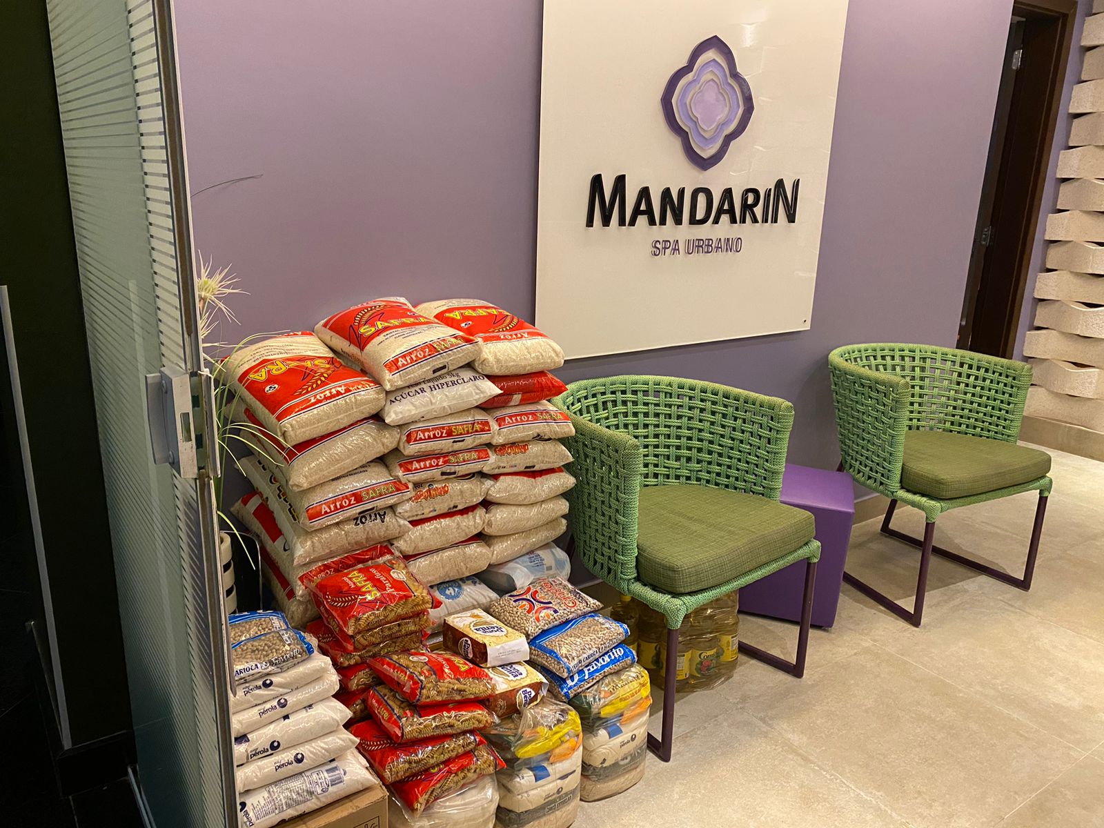 Mandarin Solidário arrecada 2 toneladas e fará primeira doação de alimentos para Lar Batista de Caldas Novas