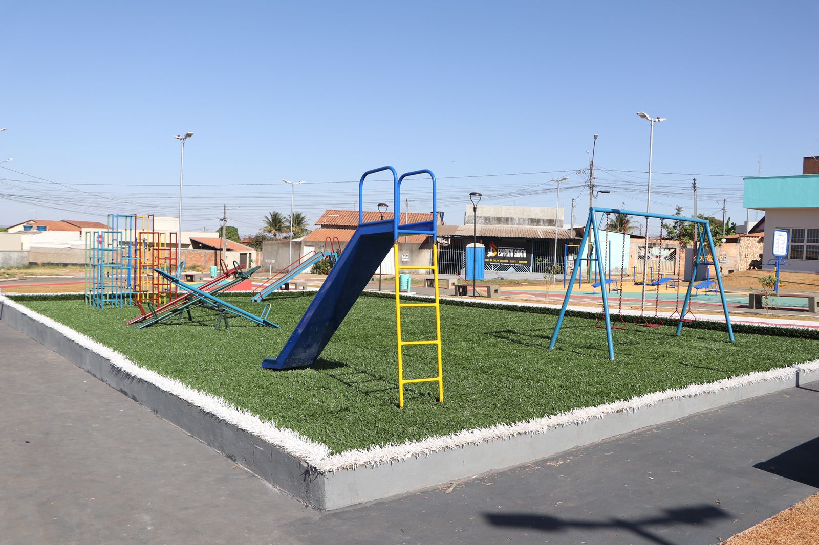 Prefeitura de Senador Canedo entrega novo espaço de lazer do Residencial Boa Vista