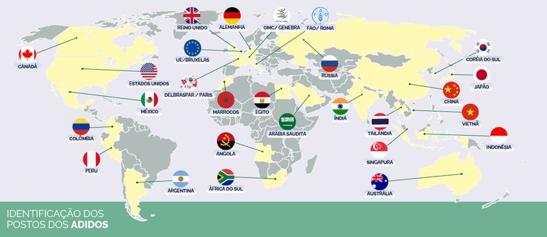 DIÁLOGO INTERNACIONAL: Publicado decreto de designação de novos adidos agrícolas
