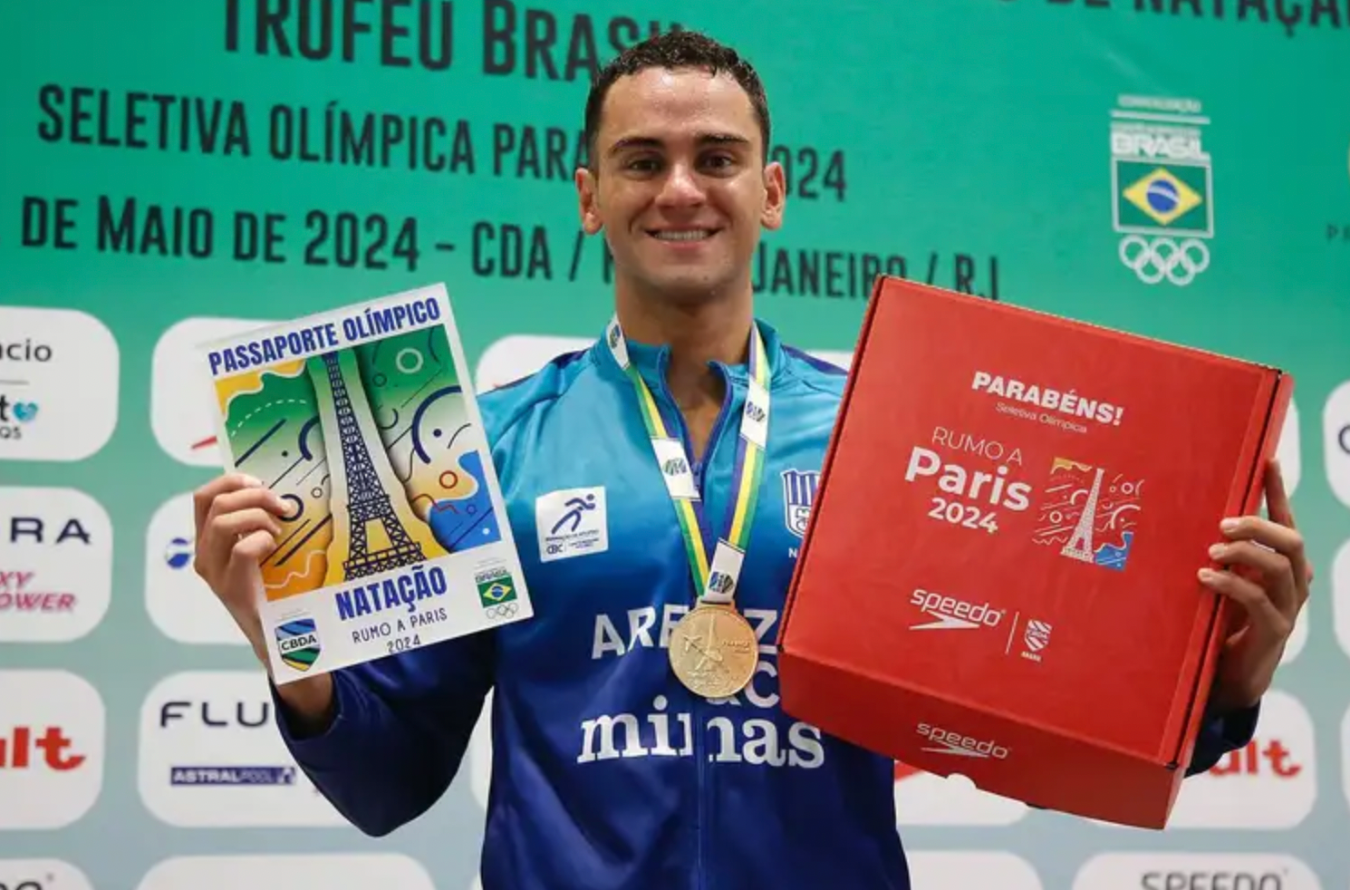 Nick Albiero é o 5º a confirmar vaga a Paris em seletiva de natação