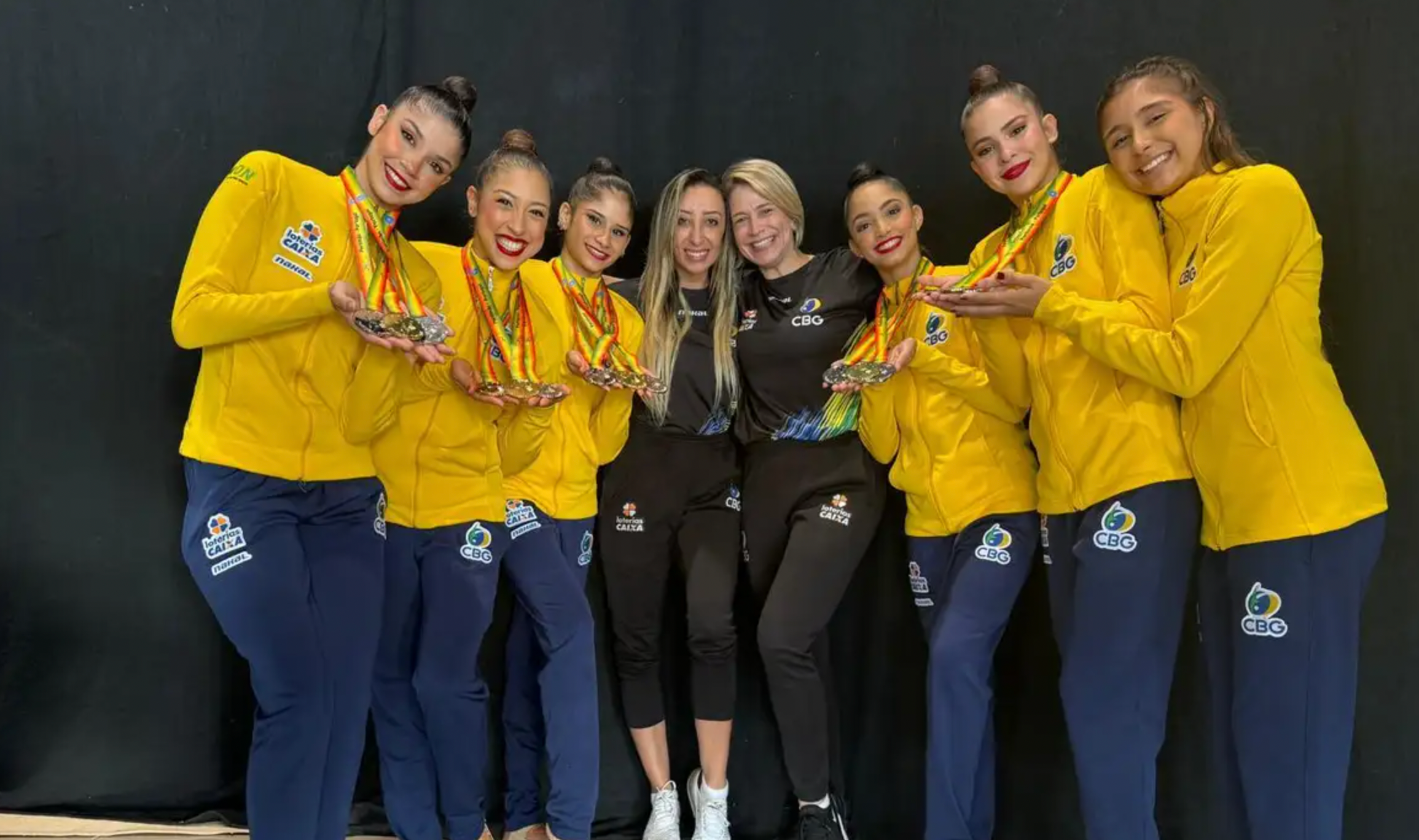 Ginástica Rítmica fatura 1º ouro de 2024 em etapa da Copa do Mundo