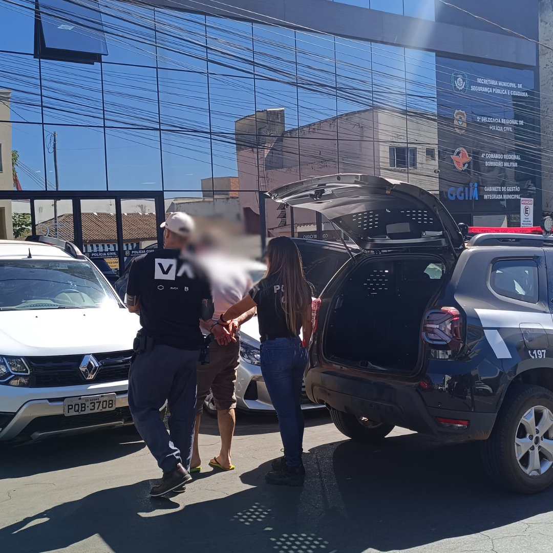 Polícia cumpre mandado de prisão por abuso sexual em Luziânia